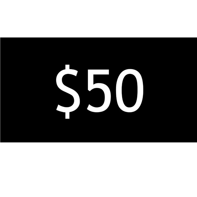 $50 Gift Certificate